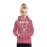 Hühnerparty 2.0 Eggs Frauen Premium Hoodie - Malve