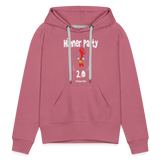 Hühnerparty 2.0 Eggs Frauen Premium Hoodie - Malve