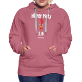 Hühnerparty 2.0 Eggs Frauen Premium Hoodie - Malve