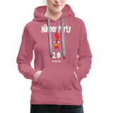 Hühnerparty 2.0 Eggs Frauen Premium Hoodie - Malve