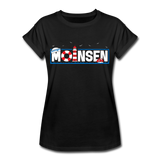 Moinsen - Frauen Oversize T-Shirt - Schwarz