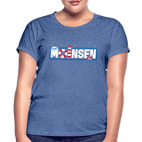 Moinsen - Frauen Oversize T-Shirt - Denim meliert