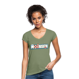 Moinsen - Frauen Vintage T-Shirt - Oliv