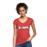 Moinsen - Frauen Vintage T-Shirt - Rot meliert