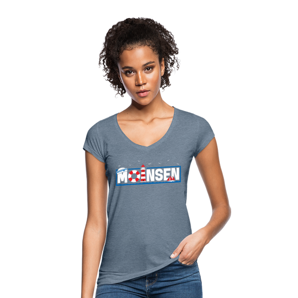 Moinsen - Frauen Vintage T-Shirt - Vintage Denim