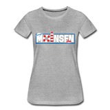 Moinsen - Frauen Premium T-Shirt - Grau meliert