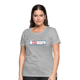 Moinsen - Frauen Premium T-Shirt - Grau meliert