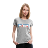 Moinsen - Frauen Premium T-Shirt - Grau meliert