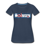 Moinsen - Frauen Premium T-Shirt - Navy