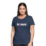 Moinsen - Frauen Premium T-Shirt - Navy