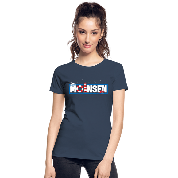 Moinsen - Frauen Premium Bio T-Shirt - Navy