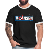 Moinsen - Männer Kontrast-T-Shirt - Schwarz/Weiß