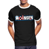 Moinsen - Männer Kontrast-T-Shirt - Schwarz/Weiß