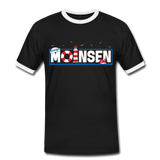 Moinsen - Männer Kontrast-T-Shirt - Schwarz/Weiß