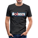 Moinsen - Männer Slim Fit T-Shirt - Schwarz