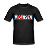 Moinsen - Männer Slim Fit T-Shirt - Schwarz