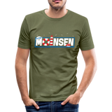 Moinsen - Männer Slim Fit T-Shirt - khaki Grün