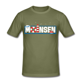 Moinsen - Männer Slim Fit T-Shirt - khaki Grün