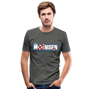 Moinsen - Männer Slim Fit T-Shirt - Graphite