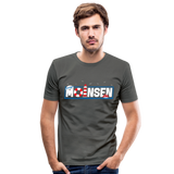 Moinsen - Männer Slim Fit T-Shirt - Graphite