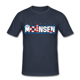 Moinsen - Männer Slim Fit T-Shirt - Navy