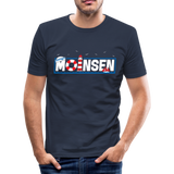 Moinsen - Männer Slim Fit T-Shirt - Navy