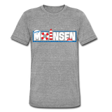 Moinsen - Unisex Tri-Blend T-Shirt von Bella + Canvas - Grau meliert