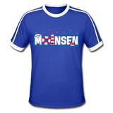 Moinsen - Männer Retro-T-Shirt - Royal/Weiß