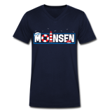 Moinsen - Männer Bio-T-Shirt mit V-Ausschnitt von Stanley & Stella - Navy