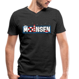 Moinsen - Männer Bio-T-Shirt mit V-Ausschnitt von Stanley & Stella - Anthrazit