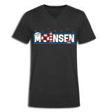 Moinsen - Männer Bio-T-Shirt mit V-Ausschnitt von Stanley & Stella - Anthrazit