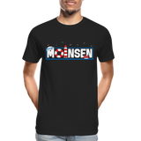 Moinsen - Männer Premium Bio T-Shirt - Schwarz