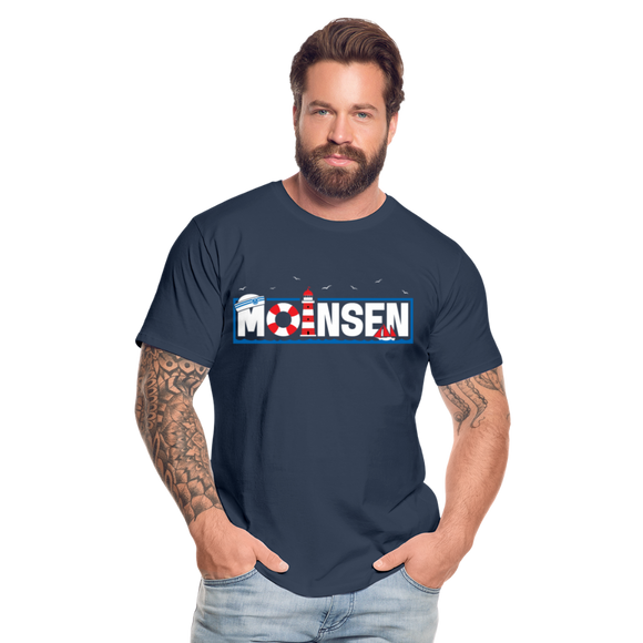 Moinsen - Männer Premium Bio T-Shirt - Navy