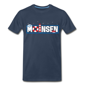 Moinsen - Männer Premium Bio T-Shirt - Navy