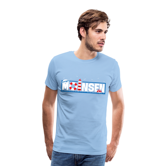 Moinsen Männer Premium T-Shirt - Sky