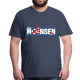 Moinsen Männer Premium T-Shirt - Blau meliert