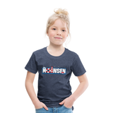 Moinsen - Kinder Premium T-Shirt - Blau meliert