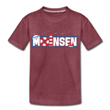 Moinsen - Teenager Premium T-Shirt - Bordeauxrot meliert