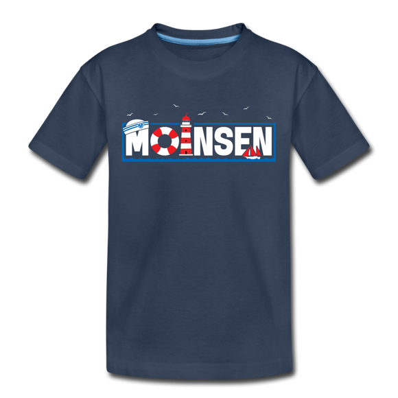 Moinsen - Kinder Premium Bio T-Shirt - Navy