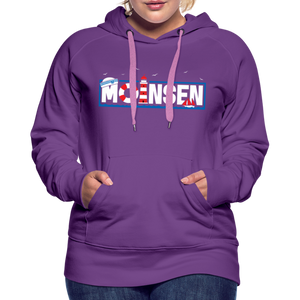 Moinsen - Frauen Premium Hoodie - Jeansblau