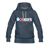 Moinsen - Frauen Premium Hoodie - Jeansblau