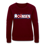 Moinsen - Frauen Bio-Sweatshirt von Stanley & Stella - Bordeaux