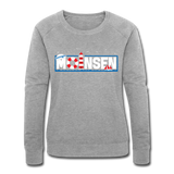 Moinsen - Frauen Bio-Sweatshirt von Stanley & Stella - Grau meliert