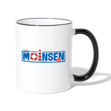 Moinsen - Tasse zweifarbig - Weiß/Schwarz