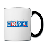 Moinsen - Tasse zweifarbig - Weiß/Schwarz