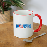 Moinsen - Tasse zweifarbig - Weiß/Rot