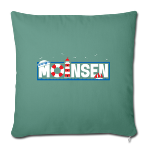 Moinsen - Sofakissen mit Füllung 44 x 44 cm - Burgunderrot