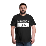 Mir Doch Egal - Männer Premium T-Shirt - Schwarz