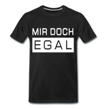 Mir Doch Egal - Männer Premium T-Shirt - Schwarz