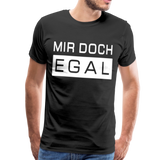 Mir Doch Egal - Männer Premium T-Shirt - Schwarz